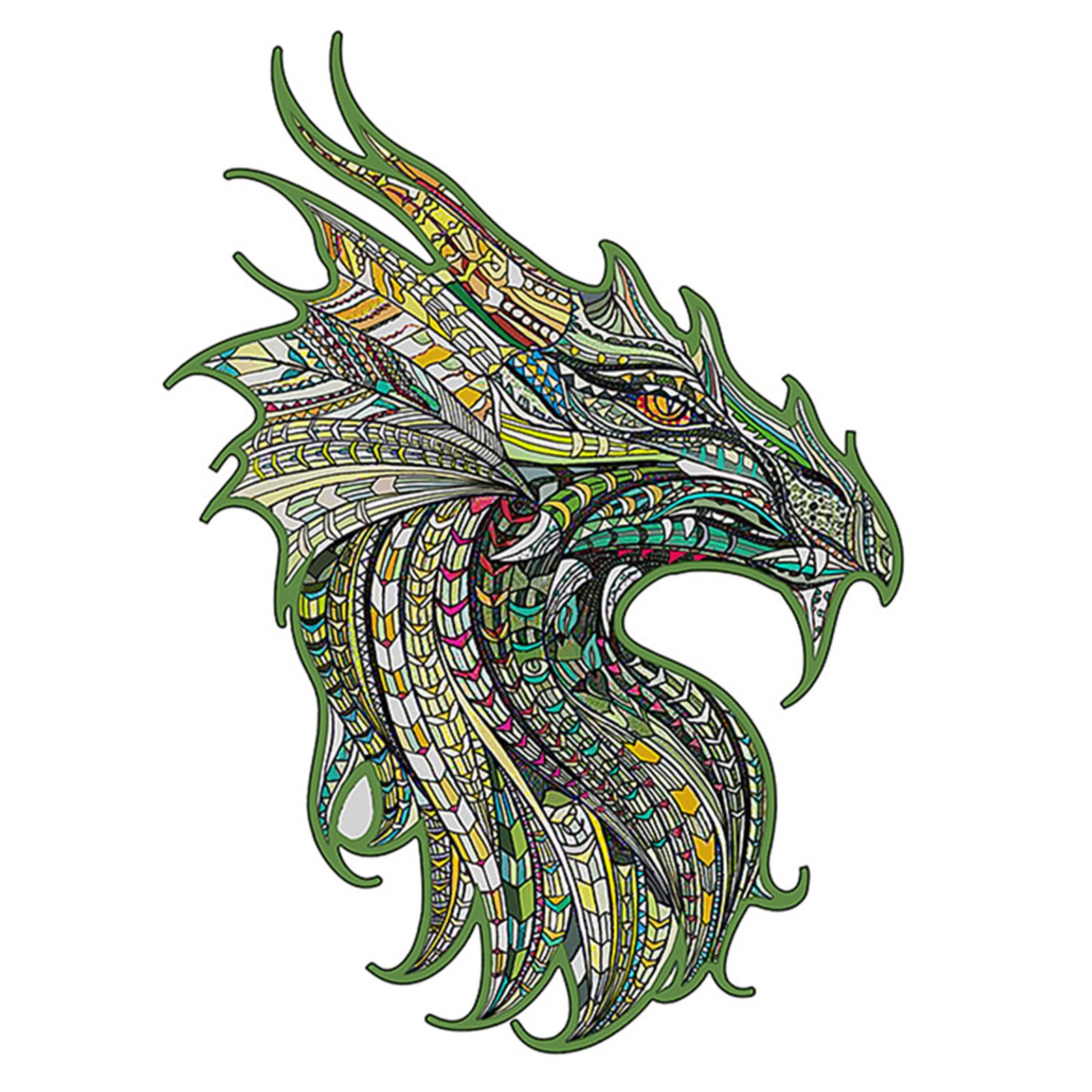 Houten Puzzel Dieren Vos Kat Leeuw Wolf Puzzel Speelgoed Elk Stuk Is Cartoon Dier Houten Puzzel Voor Volwassenen Kids speelgoed: 05