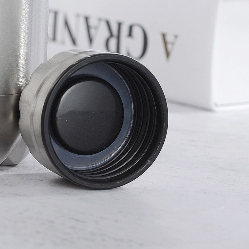 1000ml Sports Stainless Steel Water Bottle Single Wall Cold Water Cola Bottle Insulated Vacuum Flask for Kids School