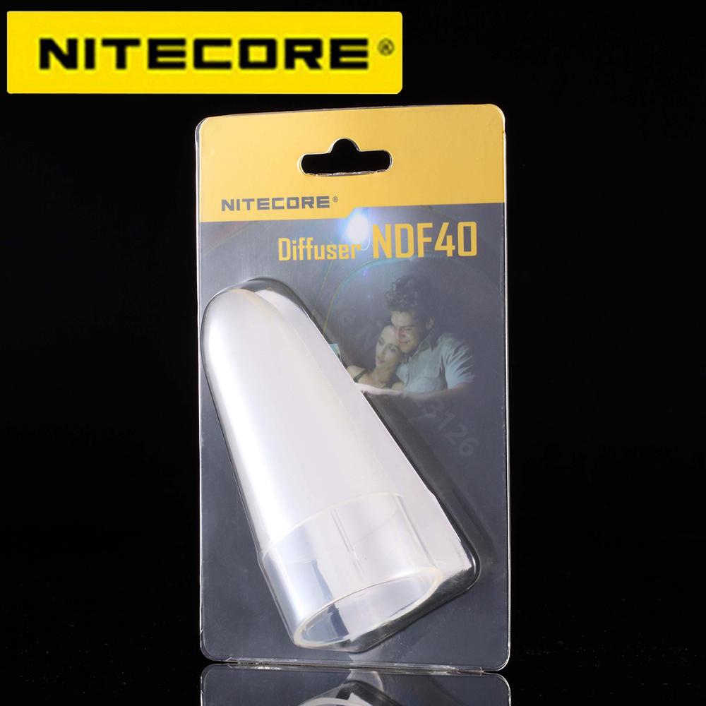 Acessório de iluminação portátil nitecore ndf40 40mm lanterna difusor adequado para lanterna com cabeça de 40mm