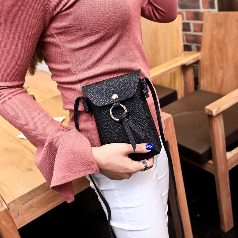 Bolsas crossbody saco feminino coreano 2020 novo produto lychee padrão envelope saco de ombro diagonal saco do telefone móvel mini