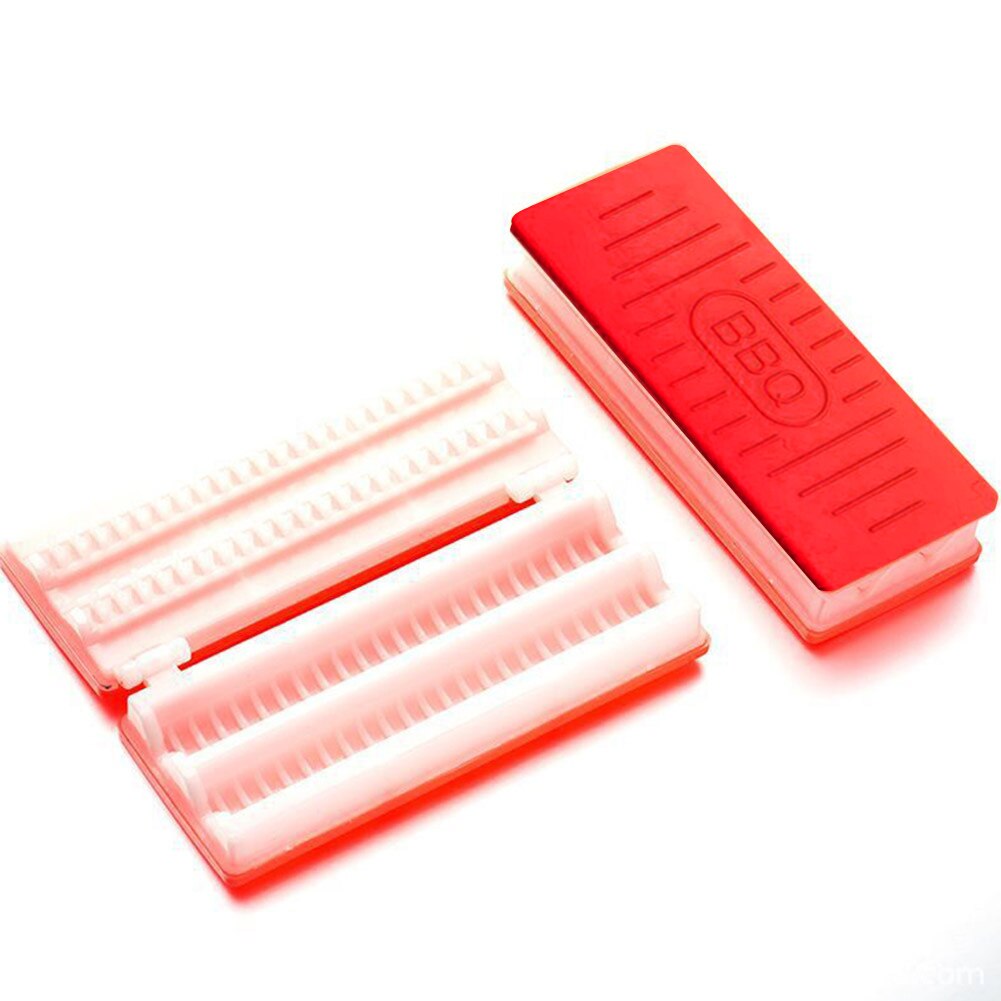 BBQ Meat Skewer Machine Portable Kebab Maker Tool Device for Kitchen Party OW