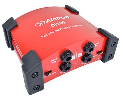 Alctron  di120 zweikanal-passiv-di-box für gitarrenaufnahmen und bühnenauftritte: Rote farbe