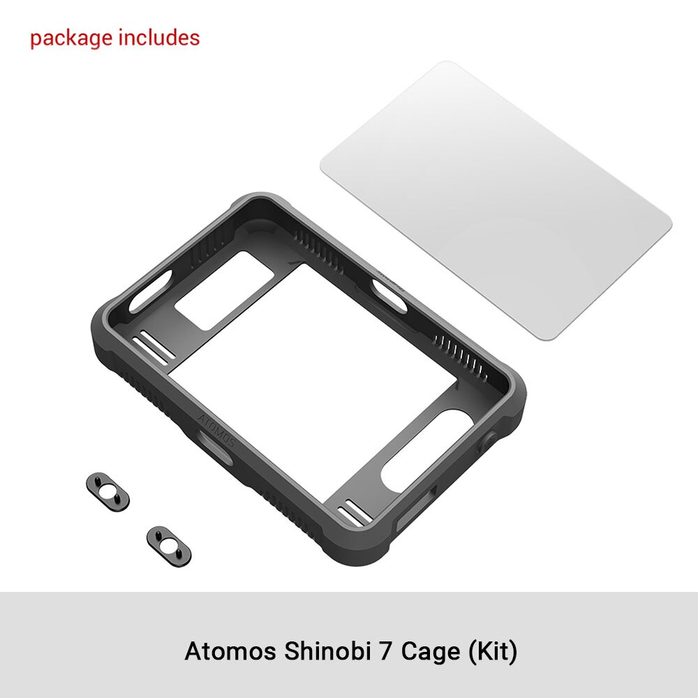 SmallRig Atomos Shinobi 7 Monitor Cage Camera Cage lega di alluminio DSLR Kit di monitoraggio per videocamera 3456: 4