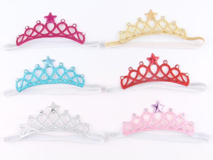 Festa De Aniversário da coroa headband do bebê menina Infantil roupas acessórios para o cabelo banda newborn Headwear tiara hairband Presente das crianças