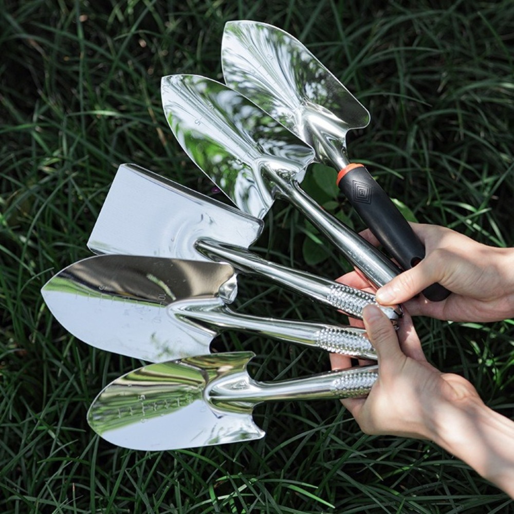 stainless steel Garden Trowel Heavy Duty Planting Gardening Hand Tools Ergonomic Grip Transplanting Garden Hand Shovel