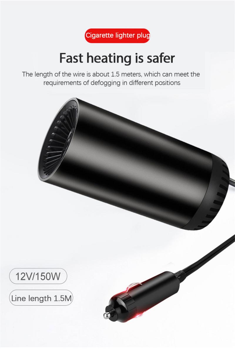 Portable Car Heater Defroster 12 Volt Car Heating Electric Station Wagon Fan Air Heater Auto Replacement Parts Heater Parts