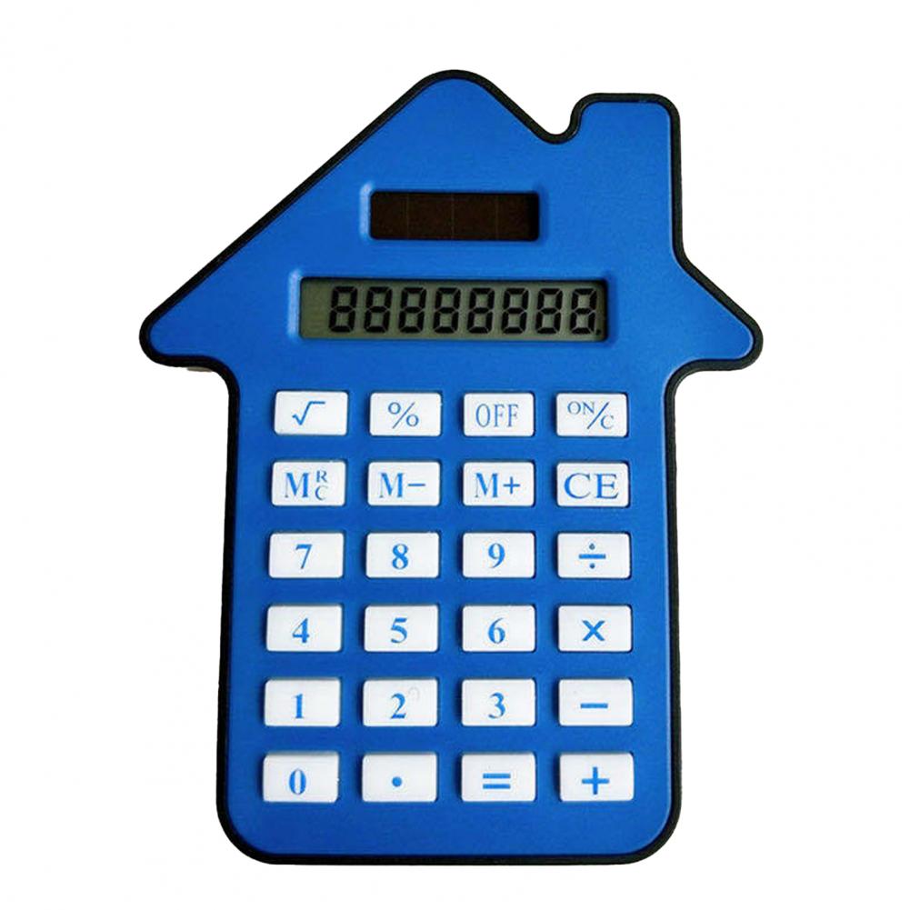 Portable LED Mini Calculator Pocket Size 8 Digits Display Cartoon Mini Ultra-thin Button Cute Calculator School Supplies