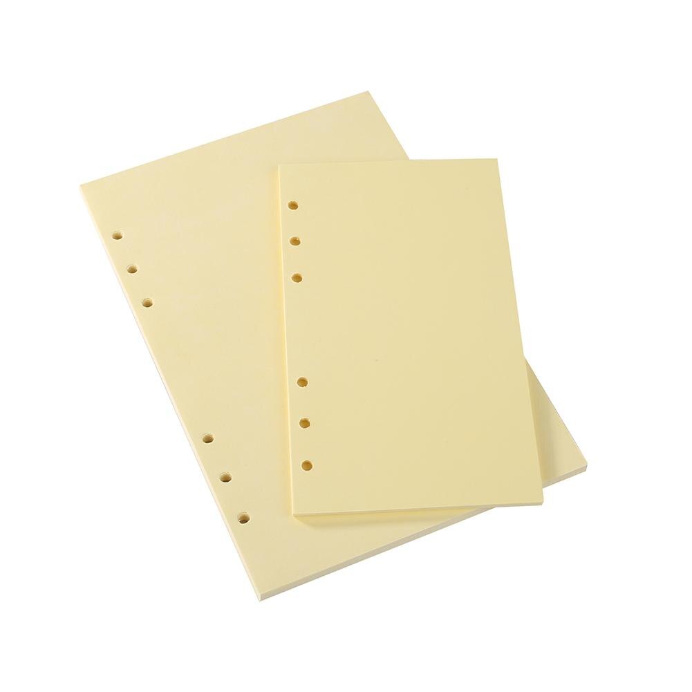 40 Sheets A5/A6 Filler Papers Loose-leaf Notebook 6 Holes Office School Supplies