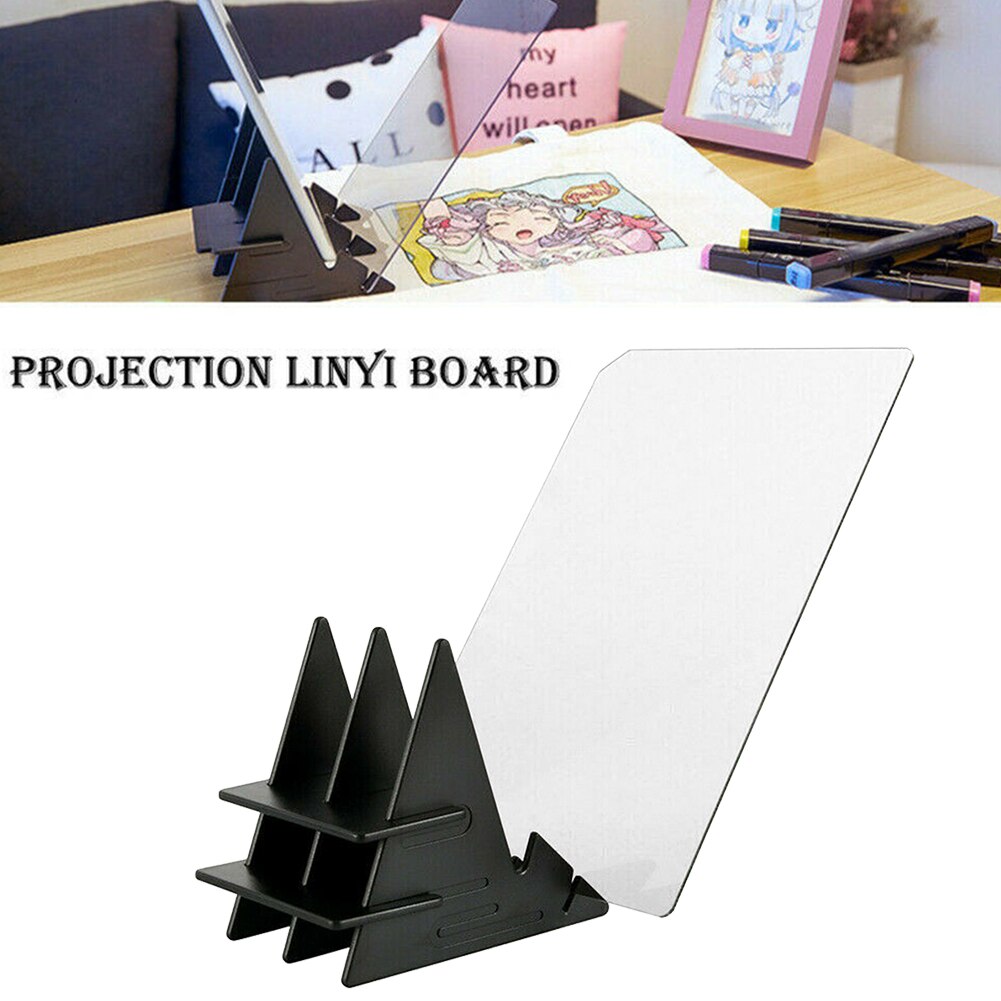 Proyector de dibujo de arte ajustable para niños y adultos, tablero de pintura de trazado de escritorio, herramienta de espejo de boceto, imagen óptica, bricolaje