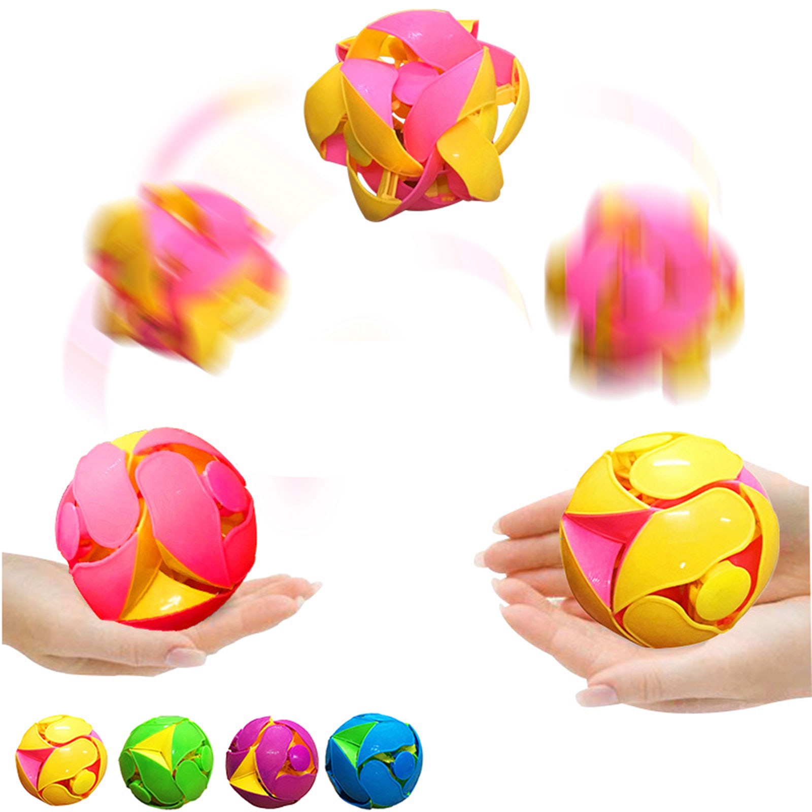 1Stck Farbe Ändern Ball Spielzeug Hand Werfen Sensorischen Dekompression Zubehör für freundlicher/Erwachsene Zufällige Farbe