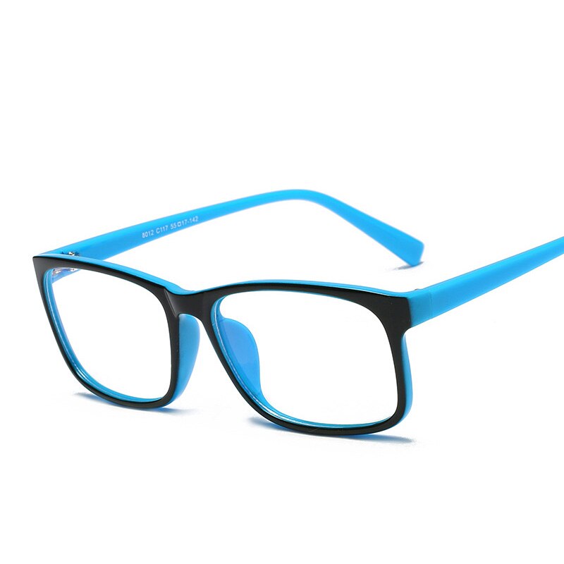 Elbru Vierkante Brilmonturen voor Mannen Vrouwen Anti Blauw Licht Computer Gaming Bril Clear Geel Lens Nachtzicht Brillen: T9