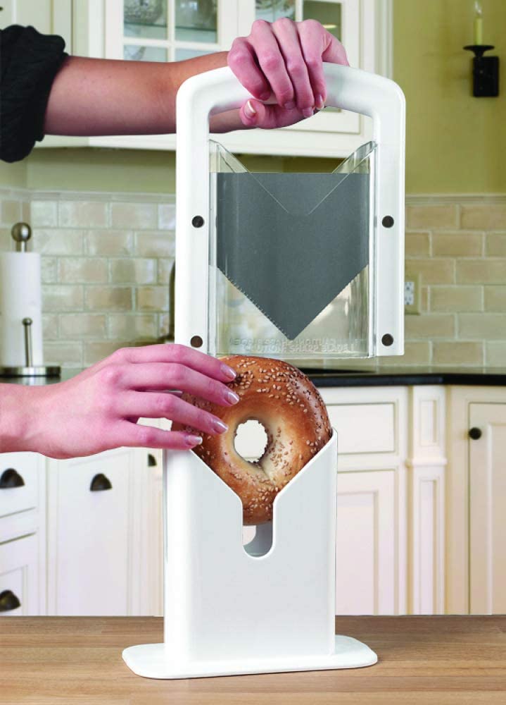The Original Bagel Guillotine Universal Slicer, 9.25-Inch, Mandoline Slicer Slicer Vegetable Tomato Slicer Kitchen Accessories
