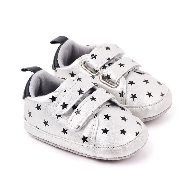 Babysko efterår / forår nyfødte drenge piger forvandrere toddler børn søde sko anti-slip bløde baby afslappede sneakers: A3 / 7-12 måneder