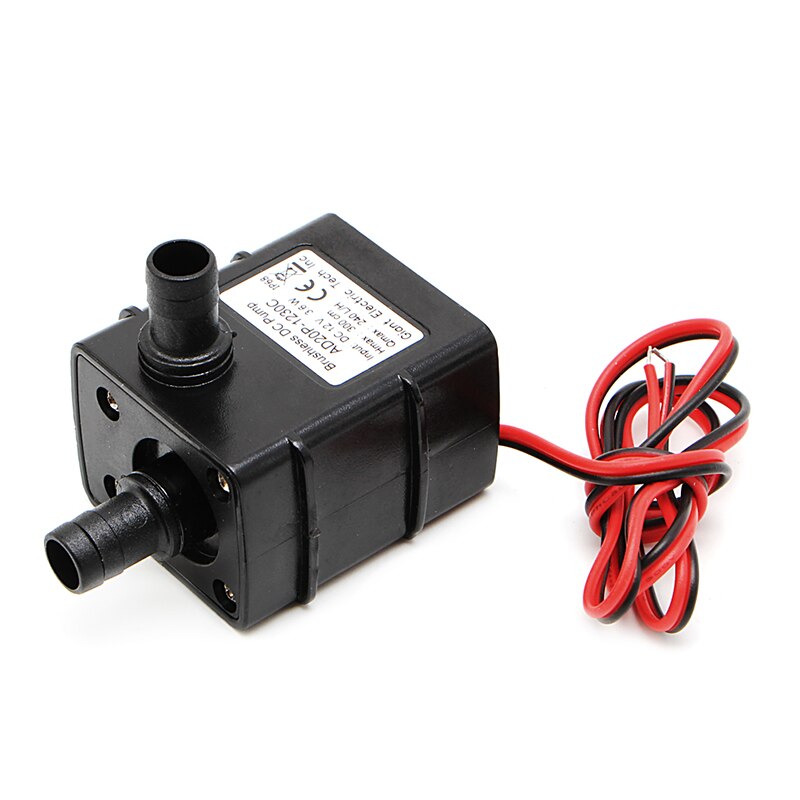 Mini DC12V 3M 240L/H fırçasız Motor dalgıç su pompası damla gemi