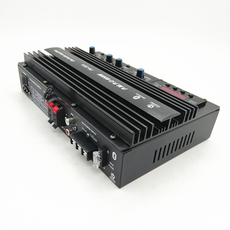 600W 12V 220V 2-Channel Bluetooth Car Amplifier Dual-use High-Power Auto Amplifiers With Remote Control