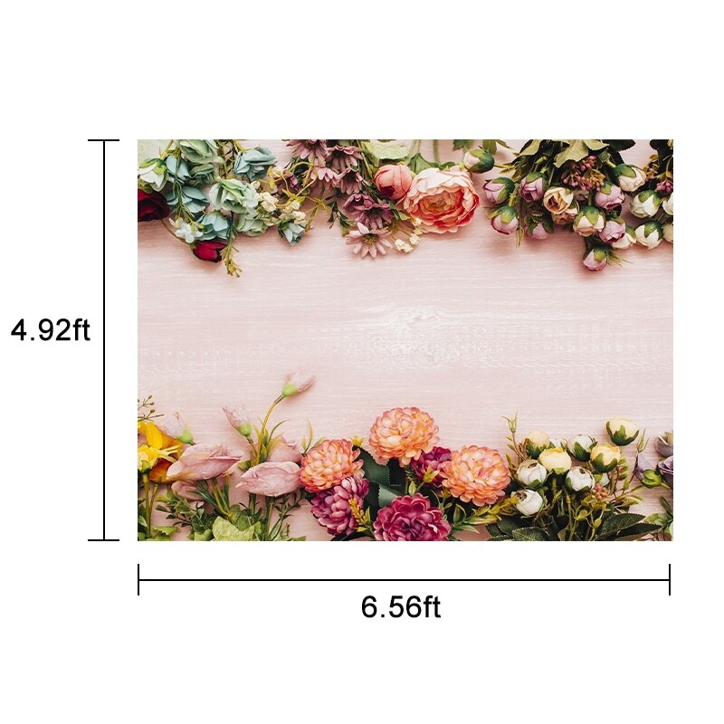 200cm*150cm Romantic 3D Flower Wall Backdrop Decorative Photography Background for Wedding Party