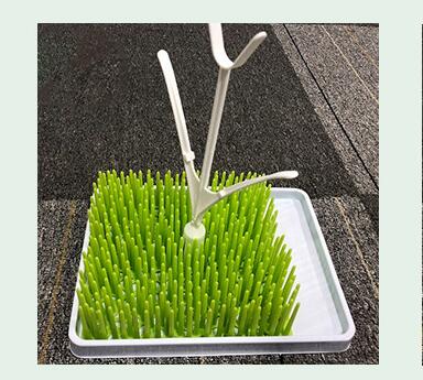 Baby Bottle Rack Drying Rack Material Safety Multifunctional Lawn Storage Drying Rack Feeding Cup Holder ZL925: green 1