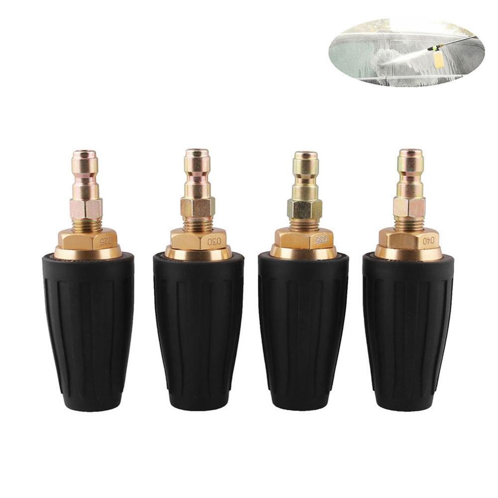 Auto Parts 3000Psi Spiral Nozzle High Pressure Cleaner Rotating Turbine Nozzle One Loaded