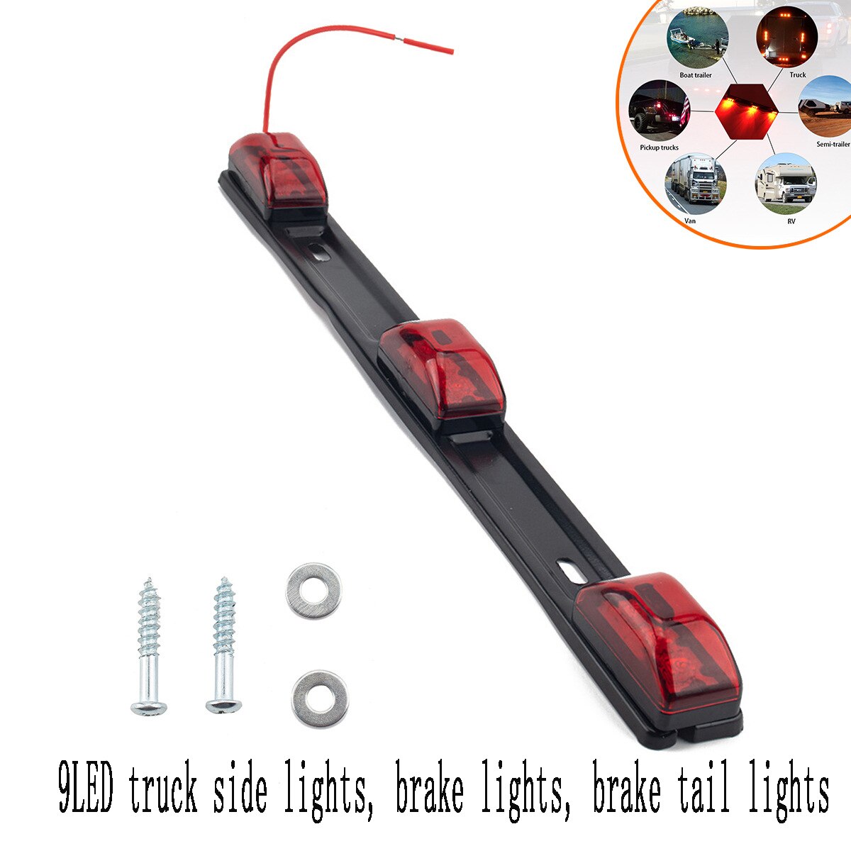 360mm Led Light Bar 2V Led Bar Combo Spot Flood Driving Work Light for Jeep Trucks Tractor Off Road 4x4