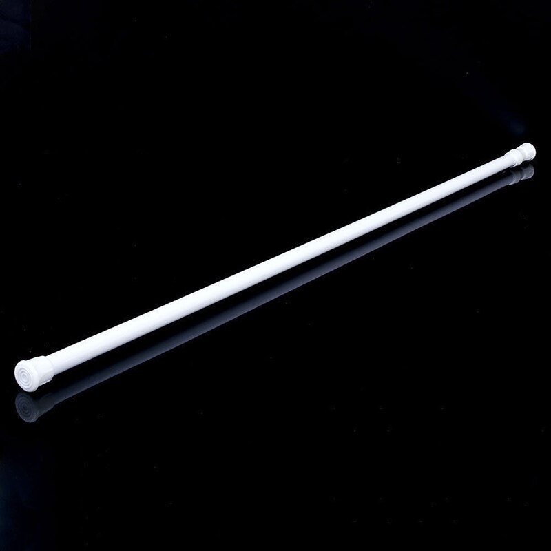 Adjustable Curtain Rod Metal Spring Loaded Bathroom Bar Shower Extendable Telescopic Poles Rail Hanger Rods B99: 32-50cm