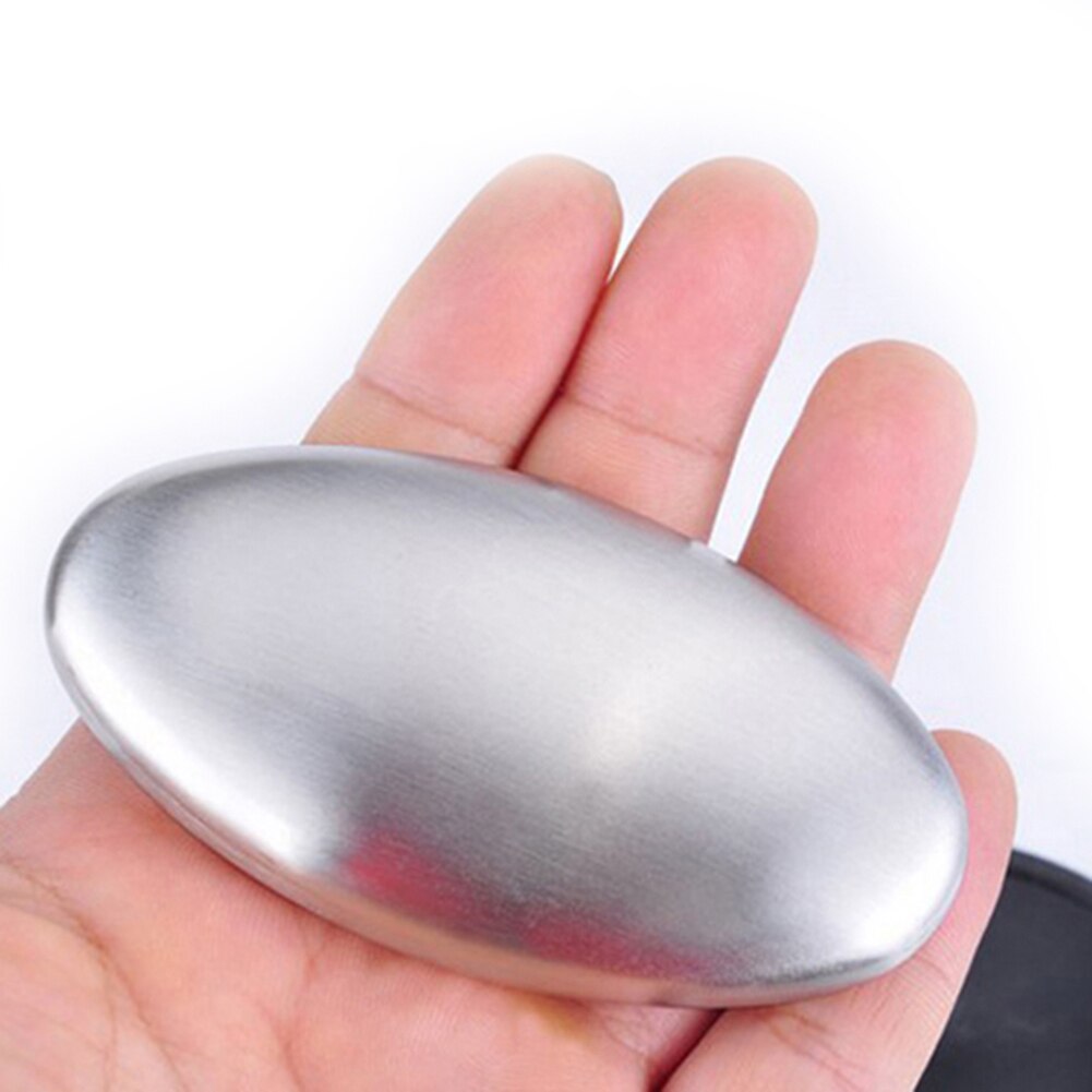 Stainless Steel Garlic Fish Odor Smell Eliminating Removal Deodorant Bar Soap