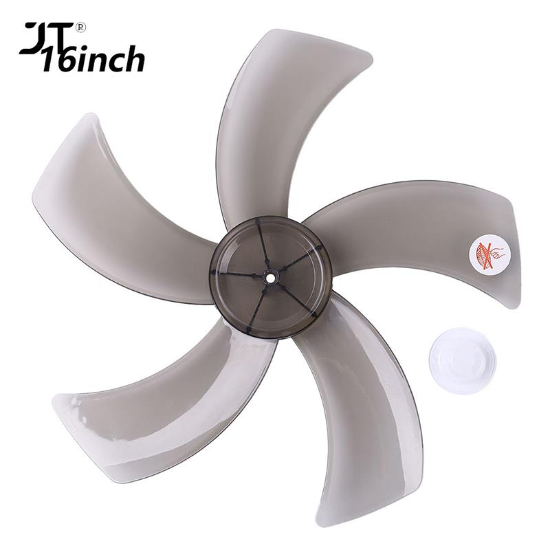 6/14/16 Zoll Haushalts-Kunststoff-Lüfter blatt fünf Blätter Ständer/Tisch fanner Zubehör mit Mutter abdeckung für Sockel ventilator