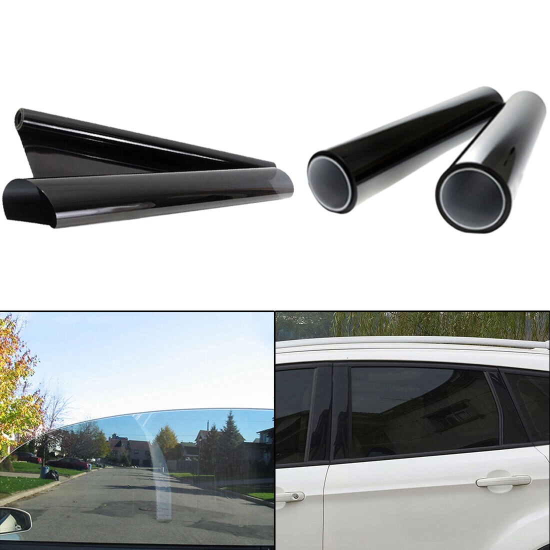 Autoruit Folies Tint Tinting Film Roll Auto Auto Thuis Vensterglas Zomer Solar Uv Protector Sticker Films
