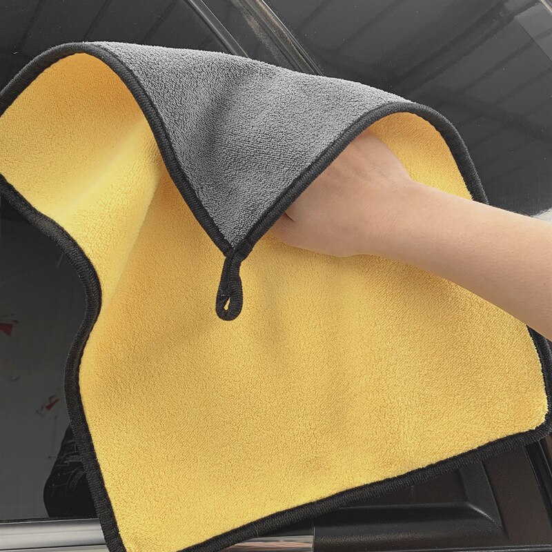 Trapo lavado coche Super absorbente, 30x40cm, microfibra, limpieza, Paños de secado, trapo, toalla de coche, pulido para el cuidado del coche, 1 ud.