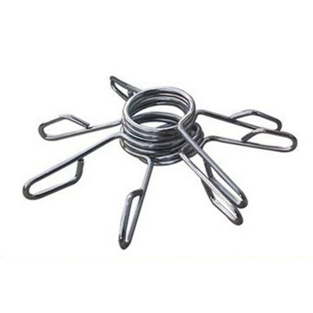 4 stuks olympische 2 inch veerkraag gewichtsstangen clips halterstangklem voor het vervangen van verloren of beschadigde kragen