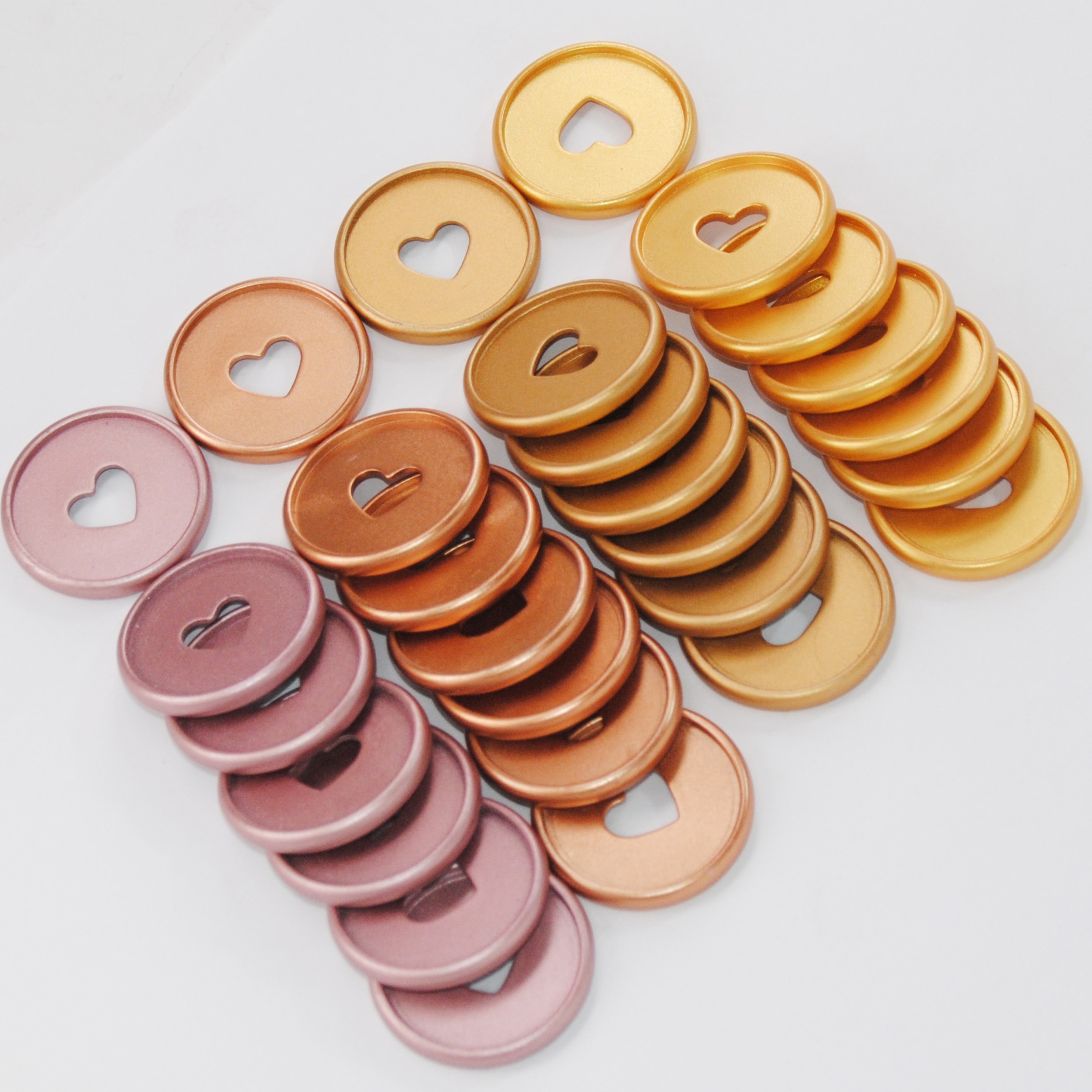 Discos de encuadernación para planificador de setas, anillas para cuaderno, accesorios para álbum de recortes, suministros escolares, 35mm, 100 Uds.