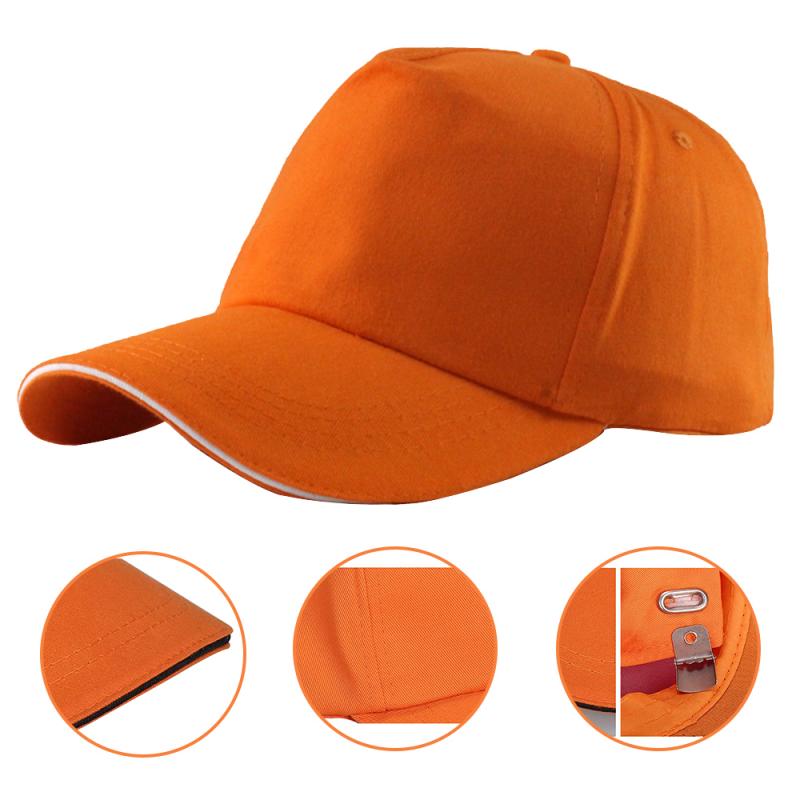 Unisex Baseball Cap Snapback Cycling Hat Hip Hop Adjustable Cotton Thread Hiking Cap Casual Summer Sun Visor Outdoor Hat