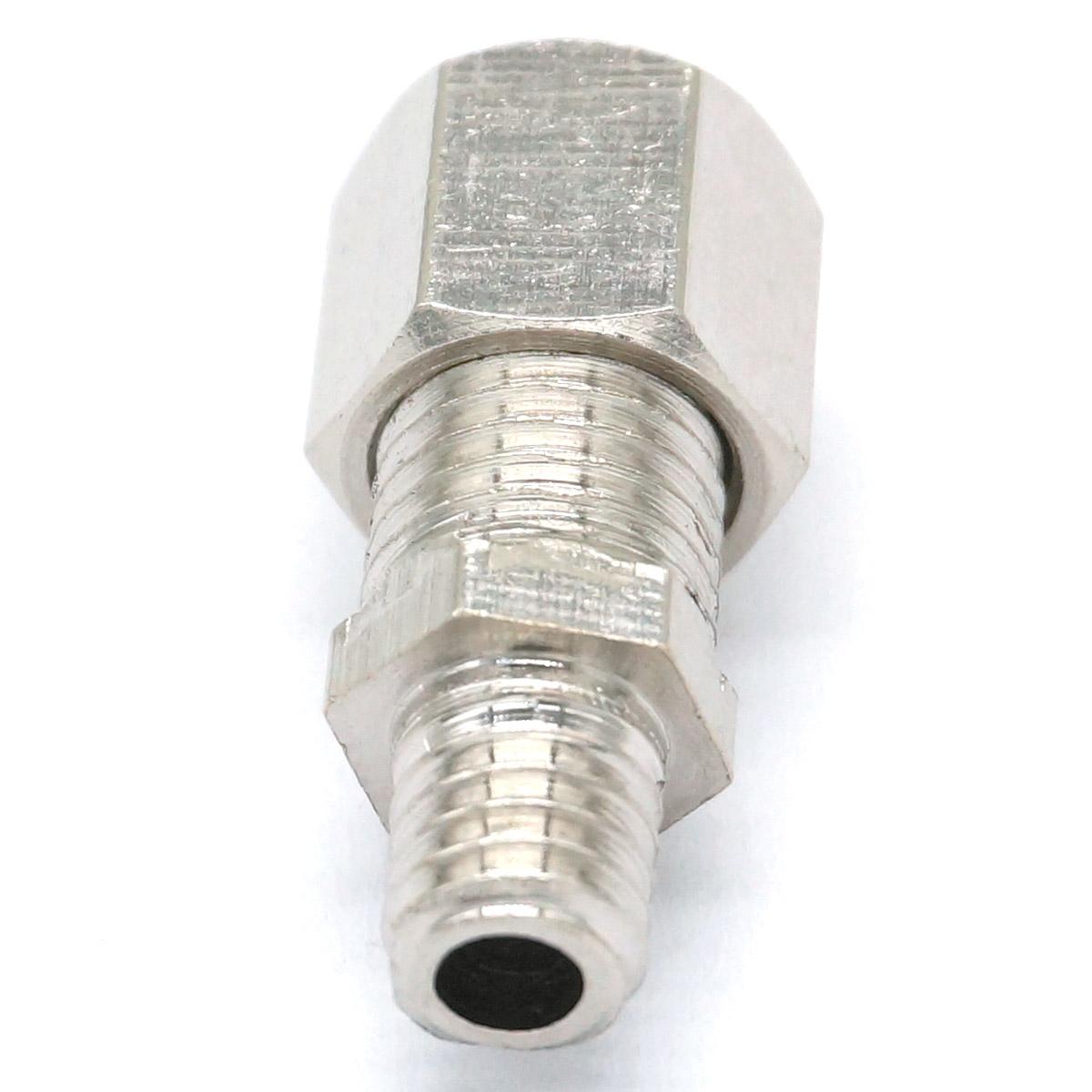 5pcs M6 Metric Male Thread Brass Fit 4mm OD Tube Coupler Adapter Connector Compression fitting For Tubing