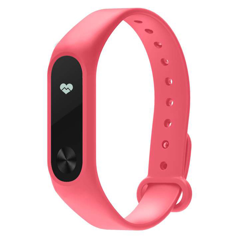 Pulsera para xiaomi mi band 2 Correa de silicona mi band 2 pulsera muñequeras para xiaomi mi band2 smartwatch: Rojo