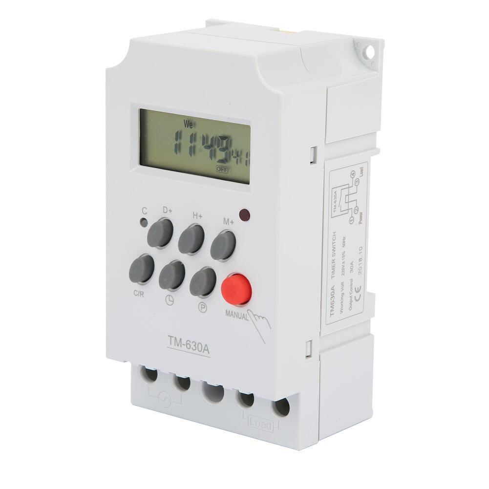 TM630A 12 V DC/AC220V Mini LCD Digitale Microcomputer Controle Power Tijdschakelaar Goede