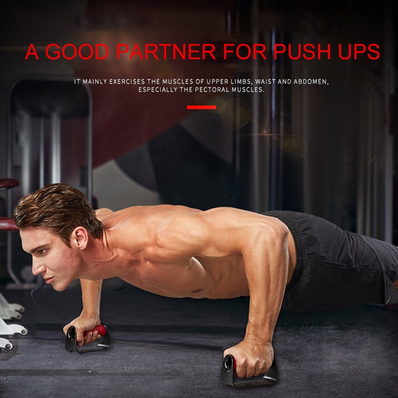 1 Paar Push Ups Stands Grip Fitnessapparatuur Handgrepen Borst Body Buiding Sport Gespierde Training Push Up Rekken Oefening Training