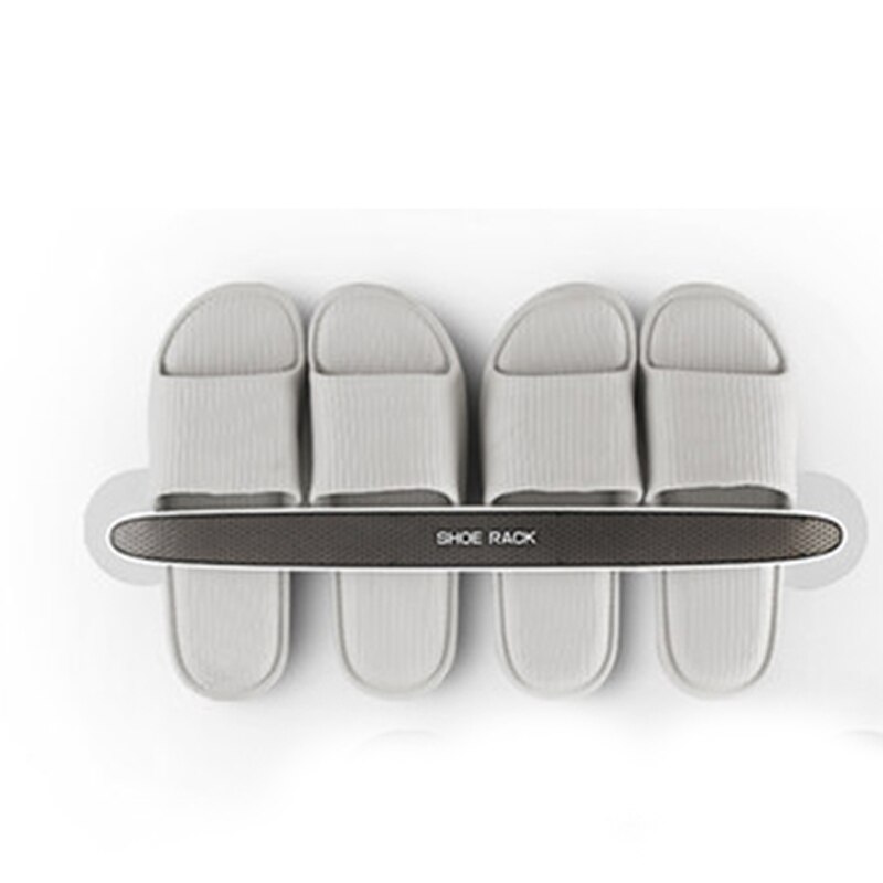 Adhesive Towel Rack Bathroom Towel Bar Shelf Wall Mounted Towels Hanger Toilet Suction Cup Holder Kitchen Bathroom Organizer: black 46cm / 1pcs