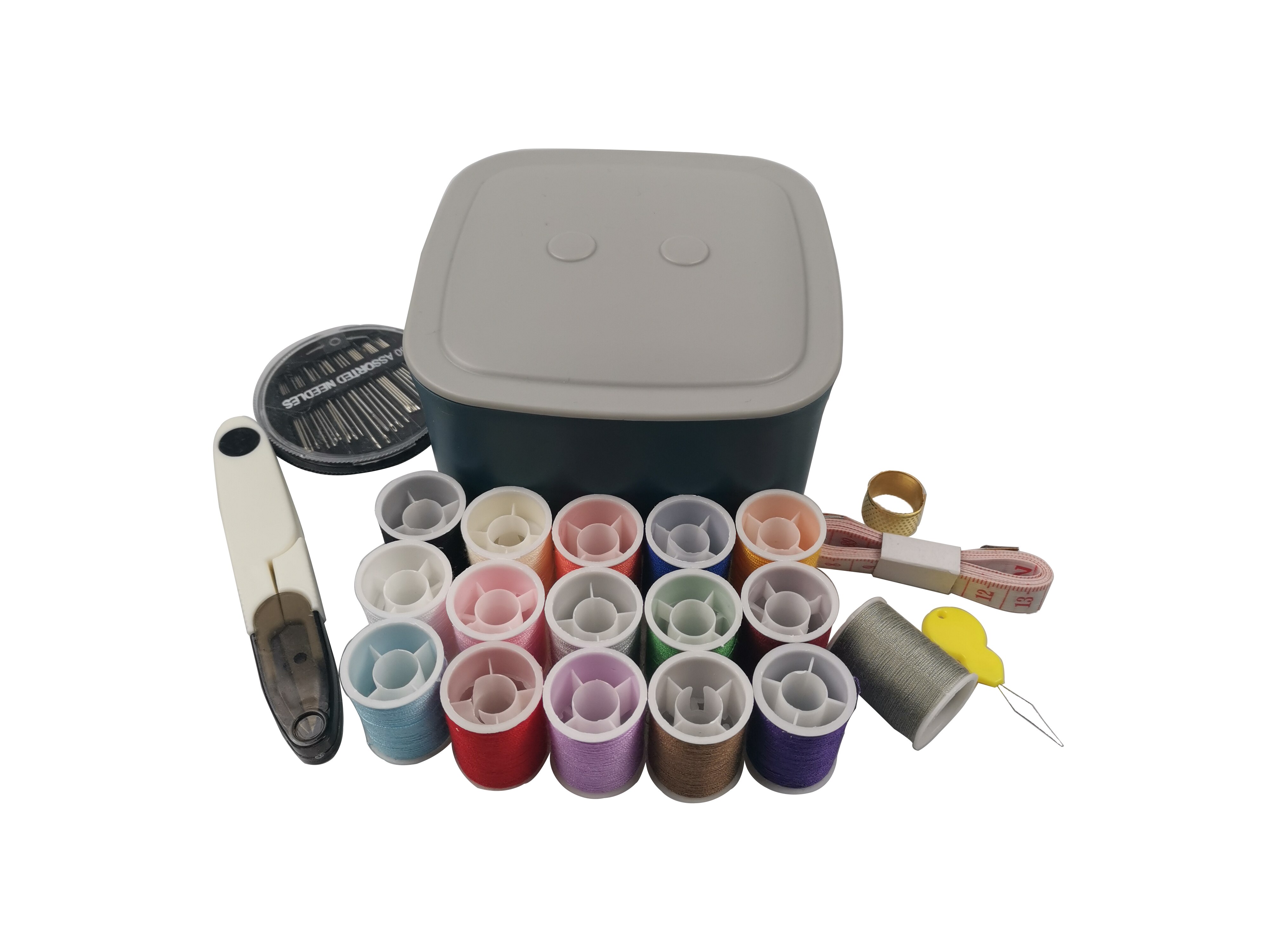 Sewing Machine Thread Kit For Hand Sewing, Sewing Machine With Plastic Storage Box