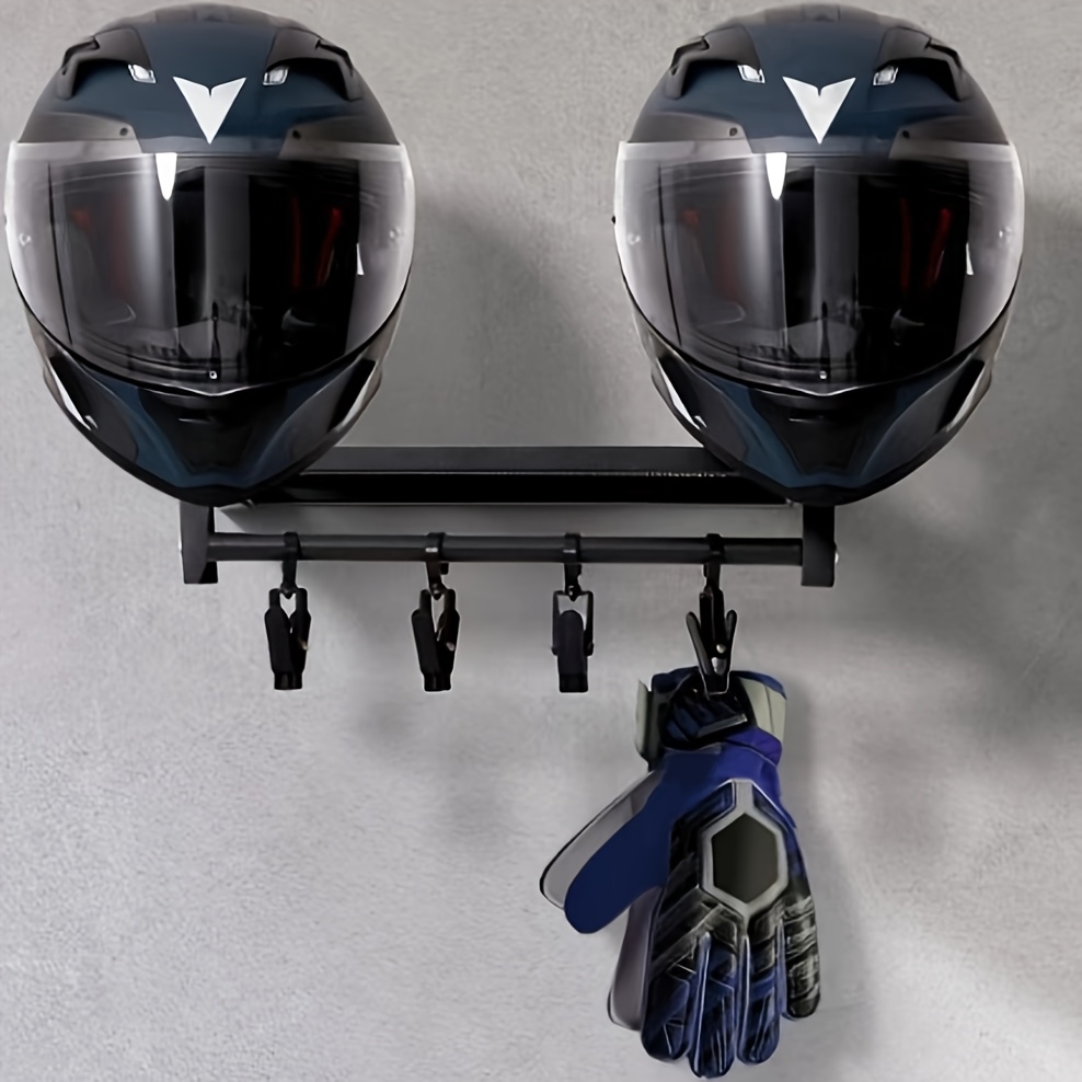 Motorradhelm-Wandhalterung mit Holzregalhaken, Moto-Cross- und Fahrradausrügestochen, Sporthalterungen, Motorradzubehör