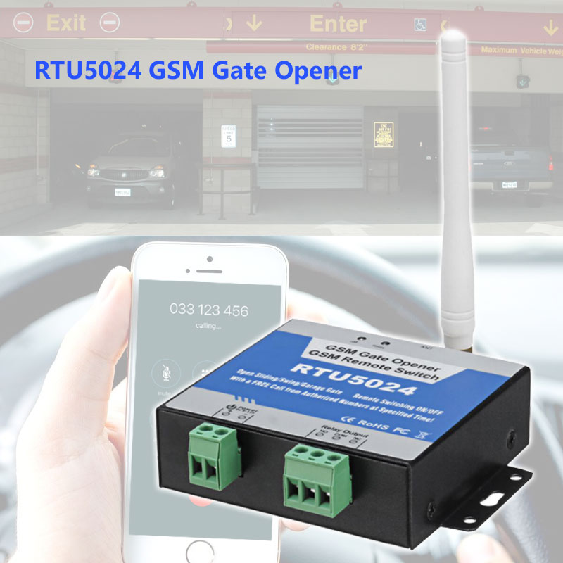 Limited Time Special! Garage Door Opener Remote Control Smart Parking Access System Free Phone Call GSM RTU5024