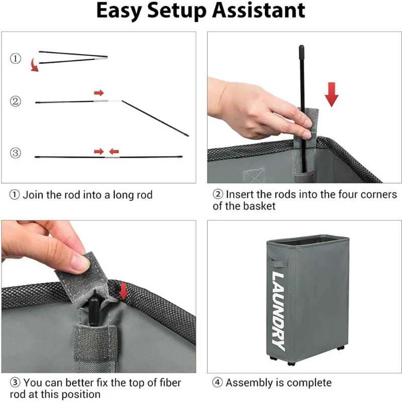 Opvouwbare Wasmand Vuile Kleren Mand Kleding Organizer Yoga Opbergmand Home Assortiment Doos Met Wiel Wasmand