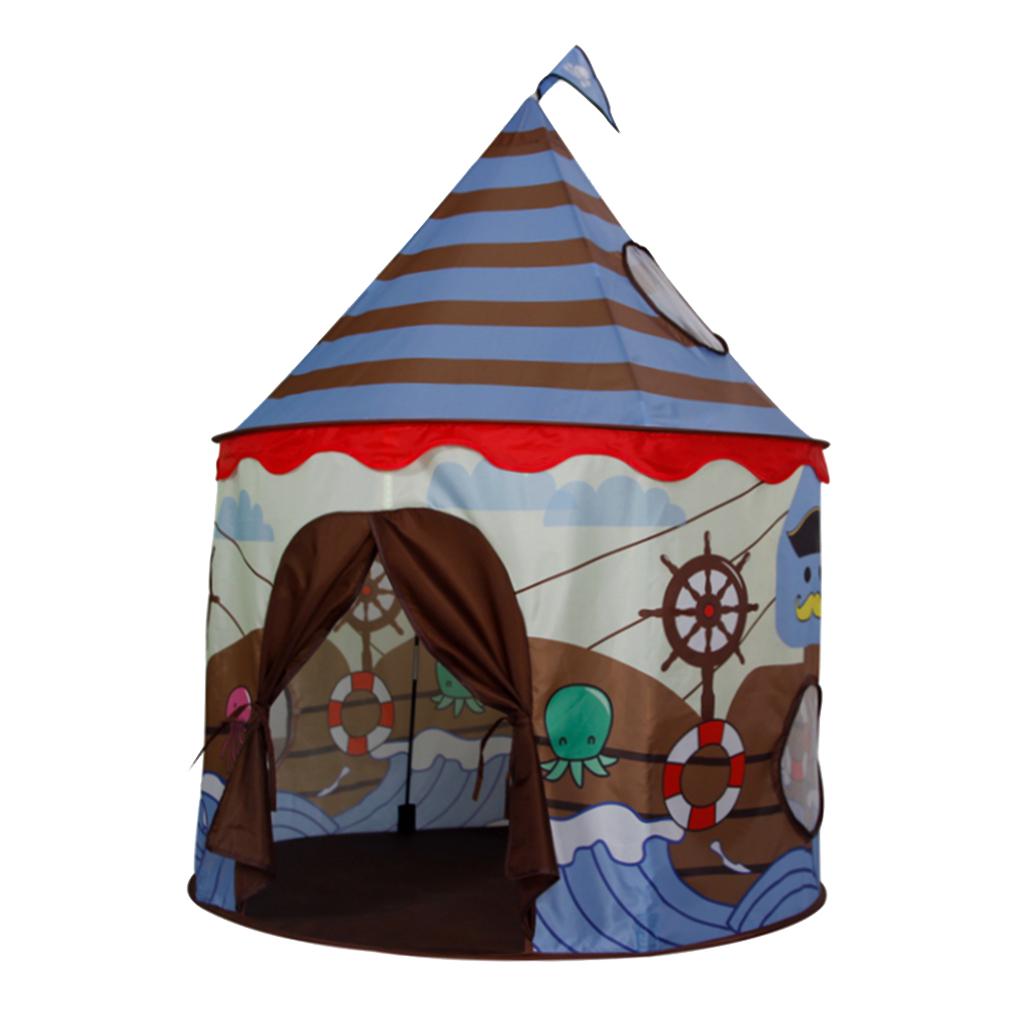 Pirate Castle Tent Play House Indoor and Outdoor for Kids Boys Girls