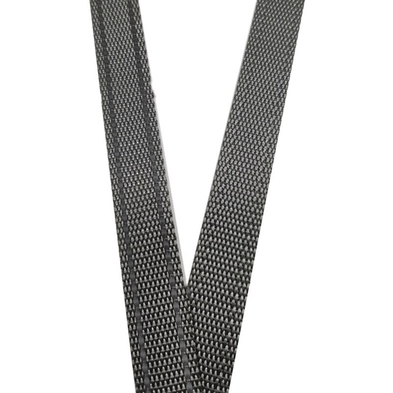 5Meters 15mm Safety Reflective Webbing Backpack Luggage Tape Pet Basic Collar Handmade Accessories Outdoor Camping Use: Gray 15mm