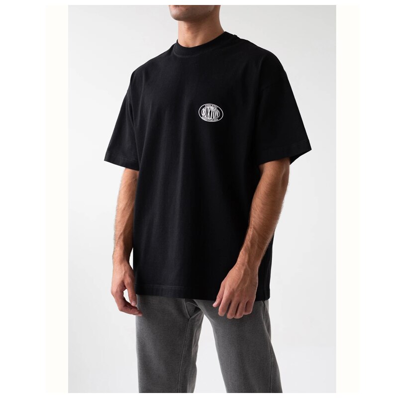 Camiseta clásica de calle para hombre y mujer, camisa de algodón con estampado de letras CB, cuello redondo, de manga corta, primavera