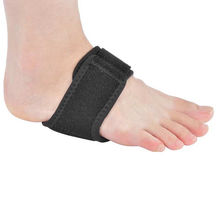 Universal flad fodbandage beskyttende fodpude elastisk svangfodspude til voksne og børn