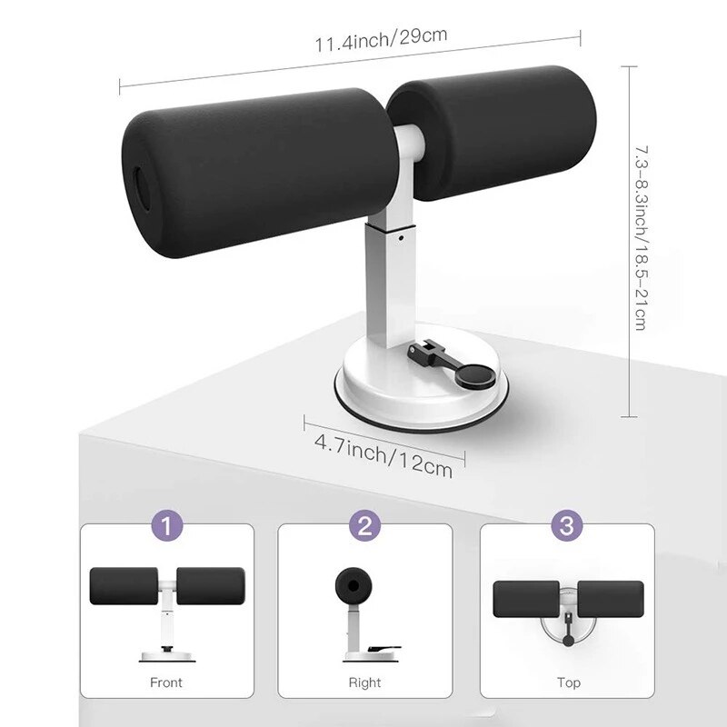 Sit Up Assistant allenamento addominale Core Sit Up Bar Fitness Sit Up attrezzature per esercizi aspirazione portatile Sport Gym -40