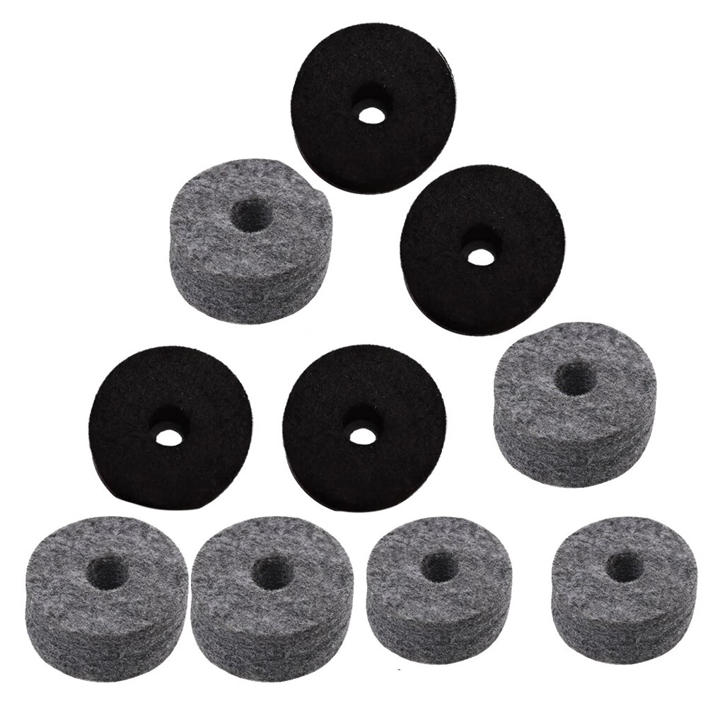 10Pcs Anti Wrijving Beschermende Vervanging Universele Voelde Pad Kit Washer Antislip Draagbare Ruisonderdrukking Voor Drum Lichtgewicht