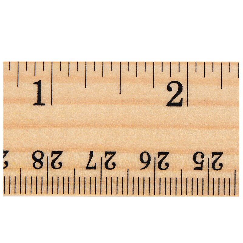 12 x Wood Ruler Student Rulers Wooden School Ruler... – Vicedeal