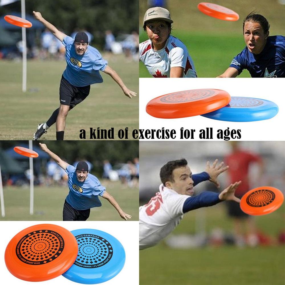 Lightweight Portable Size 27cm Ultimate Flying Disc Children Adult Outdoor Playing Flying Saucer Game Toys