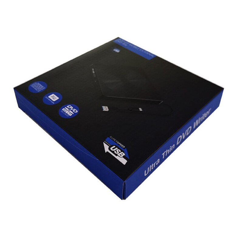 Usb 3.0 -type optische drive, externe dvd-drive, voor pc, laptop, desktop, mac, windows 7/8.1/10, linux, besturingssysteem, apple