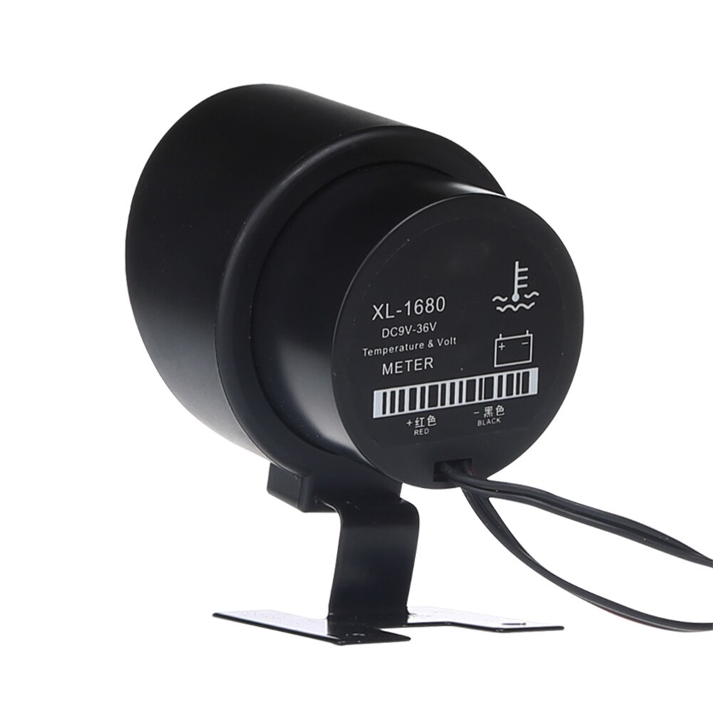 12/24V Auto Led Digitale Voltmeter Water Temperatuurmeter Meter &amp; 10/12/14/16/17/21Mm Sensor Universele Voertuigen Digitale Gauge